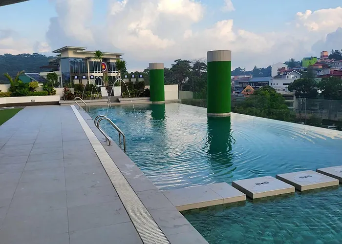 Modern 1Bedroom Condo,With Heated Roofdeck Pool By Mist And Pine Baguio City